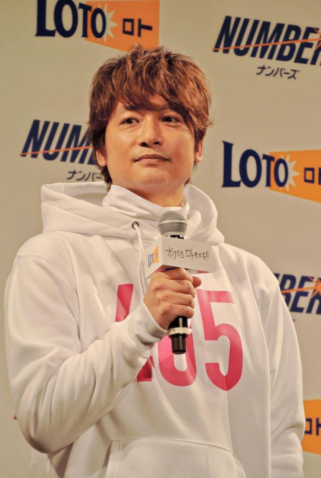 ＴＯＫＩＯへエールを送った元ＳＭＡＰ・香取慎吾＝東京・渋谷