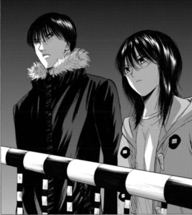 原作の山本（左）と響　（Ｃ）柳本光晴／小学館