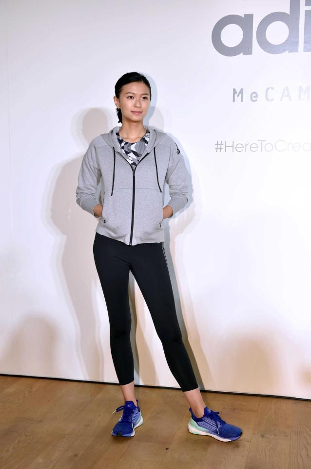 　トレーニングについて語った榮倉奈々＝東京・渋谷区のＣＡＳＥ　Ｗ（撮影・金田祐二）