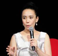 「うめきたフィルム学校」に特別ゲストで参加した河瀬直美監督＝大阪・ナレッジシアター