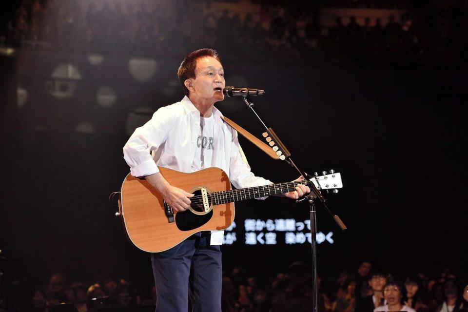 地元・横浜で最終公演を行った小田和正＝横浜アリーナ（撮影：菊地英二）