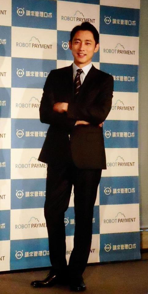 新ＣＭに出演する小泉孝太郎＝東京・赤坂
