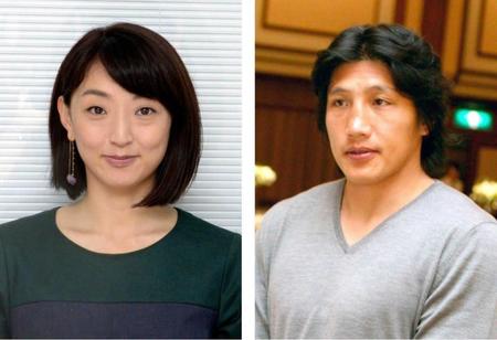 　岩崎恭子さん（左）と斉藤祐也さん