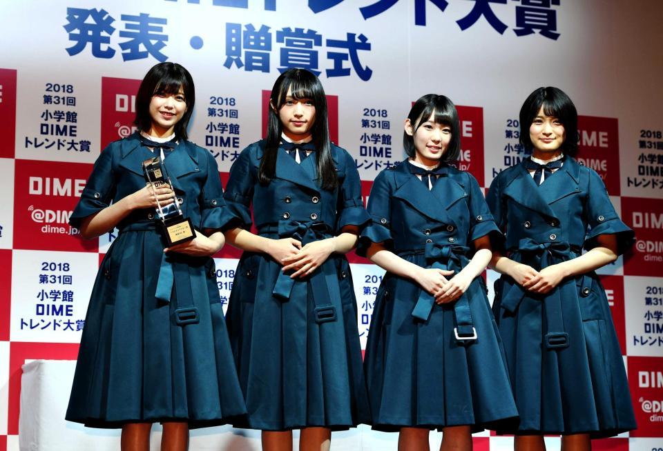 欅坂46 dimeトレンド大賞 ベストキャラクター賞 にも淡々 芸能 デイリースポーツ Online