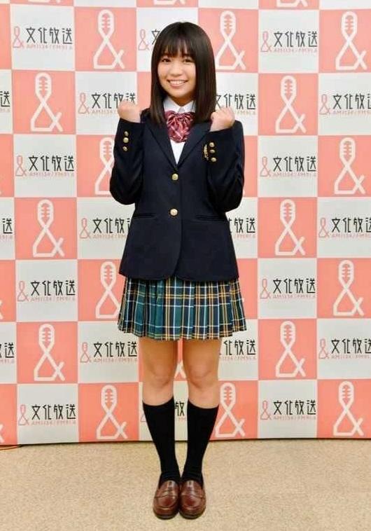 キャンペーンガールに起用された大原優乃＝東京・文化放送