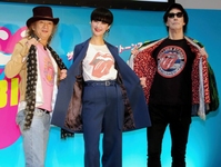 ストーンズ愛を語った（左から） Ｃｈａｒ、シシド・カフカ、鮎川誠