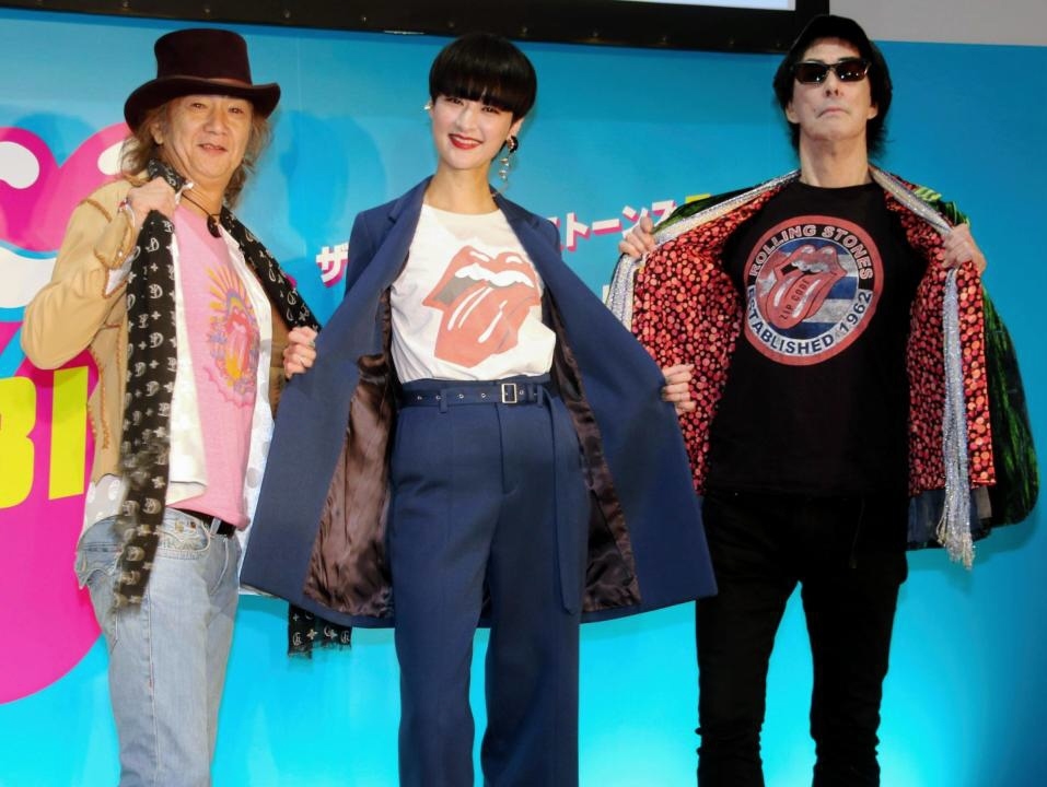 ストーンズ愛を語った（左から） Ｃｈａｒ、シシド・カフカ、鮎川誠