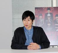 舞台「ＭＯＮＳＴＥＲ　ＭＡＴＥＳ」の会見を行った戸次重幸＝大阪市内