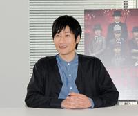 舞台「ＭＯＮＳＴＥＲ　ＭＡＴＥＳ」の会見を行った戸次重幸＝大阪市内