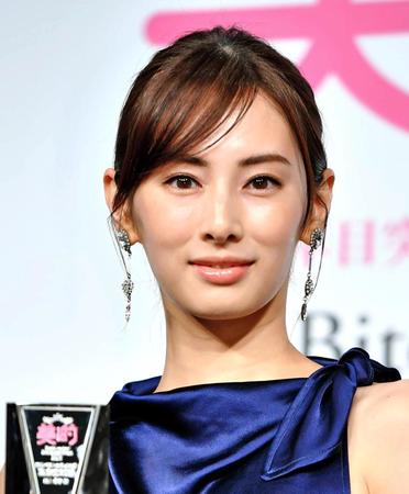 美的ビューティウーマンに選ばれた北川景子＝マンダリンオリエンタル東京（撮影・中田匡峻）