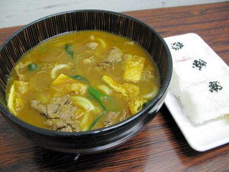 藤井七段の夕食「カレーうどん定食」