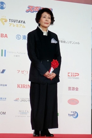 田中絹代賞を受賞した白川和子＝カルッツかわさき