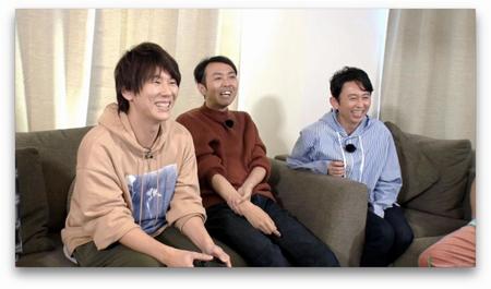 「有吉ぃぃｅｅｅｅｅ！そうだ！今からお前んチでゲームしない？」に出演する（左から）古市憲寿氏、アンガールズ・田中卓志、有吉弘行（Ｃ）テレビ東京