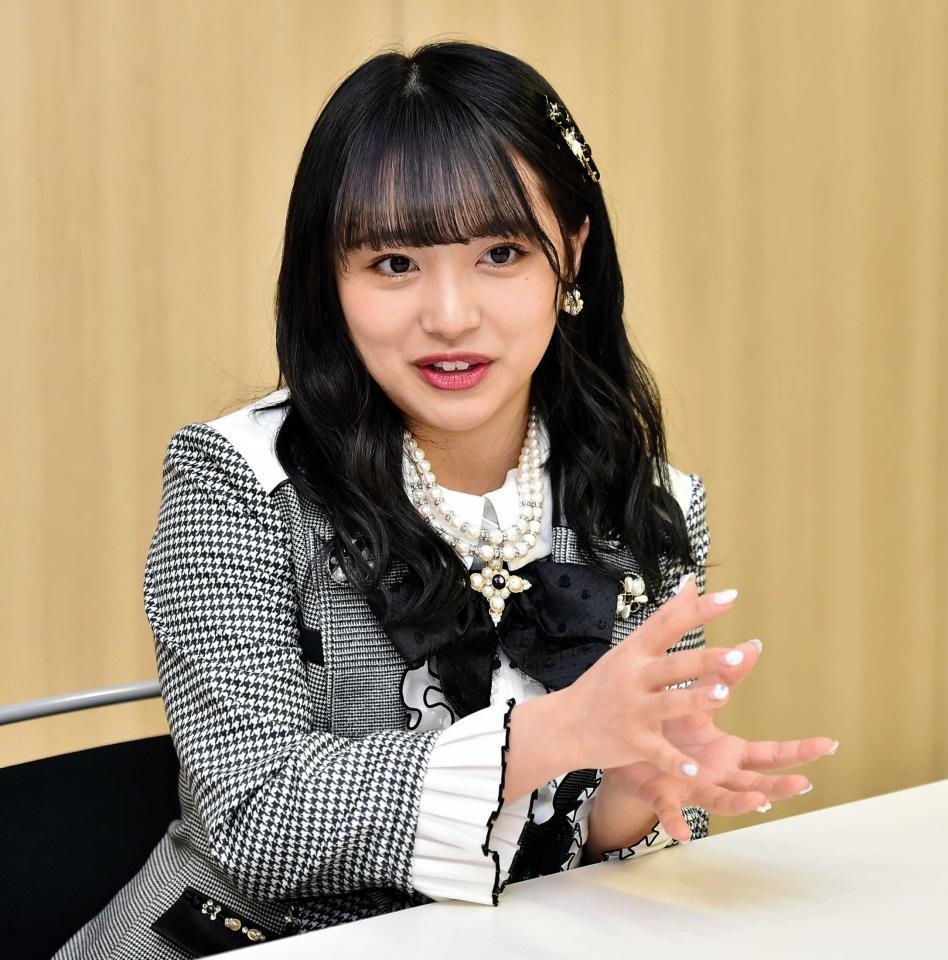 　意気込みを語る次期総監督の向井地美音