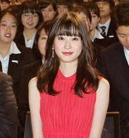 　ＪＴＢグループ合同入社式にゲスト出席した高橋ひかる＝東京・渋谷