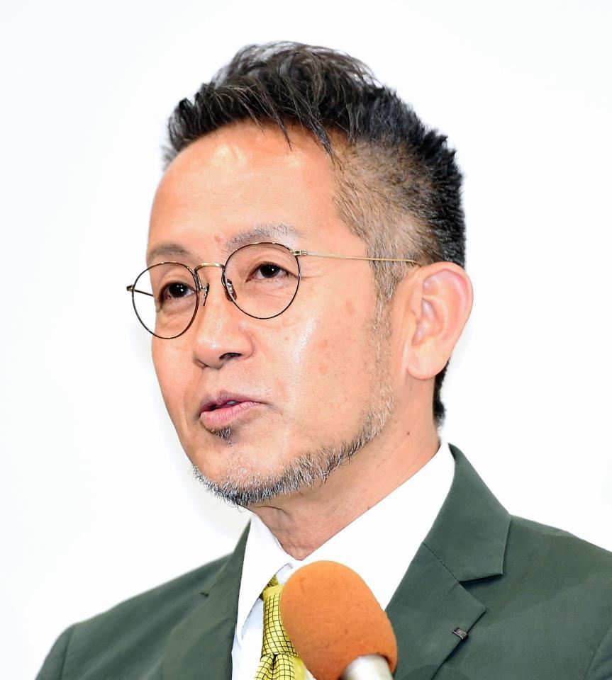 　会見で心境を語る宮本亜門氏＝東京ミッドタウン日比谷（撮影・開出牧）