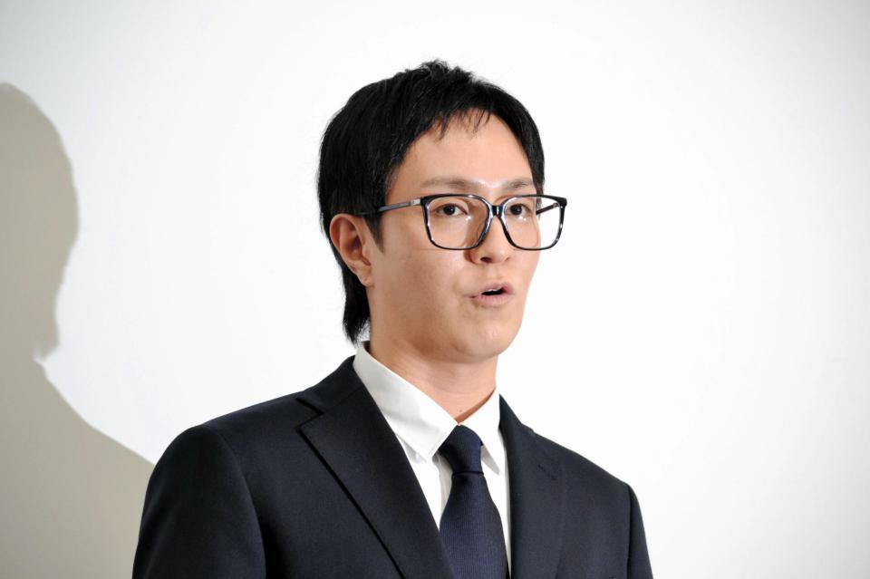 　謝罪会見を行ったＡＡＡ・浦田直也容疑者＝都内