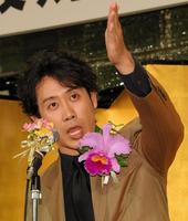 第２７回「橋田賞」を受賞して喜びを語る大泉洋＝ホテルニューオータニ（撮影・堀内翔）