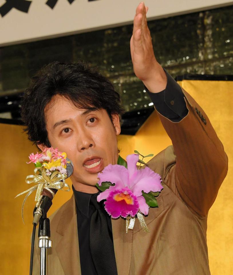 第２７回「橋田賞」を受賞して喜びを語る大泉洋＝ホテルニューオータニ（撮影・堀内翔）