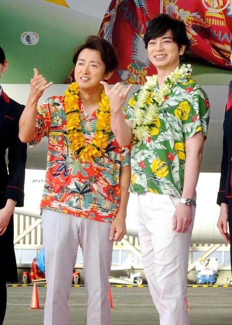 嵐ＪＥＴに大野「１００点」 松本は「５×２０」に歓喜/芸能