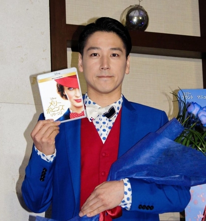 映画「メリー・ポピンズ　リターンズ」のＭｏｖｉｅＮＥＸ発売イベントに参加した和泉元彌＝都内