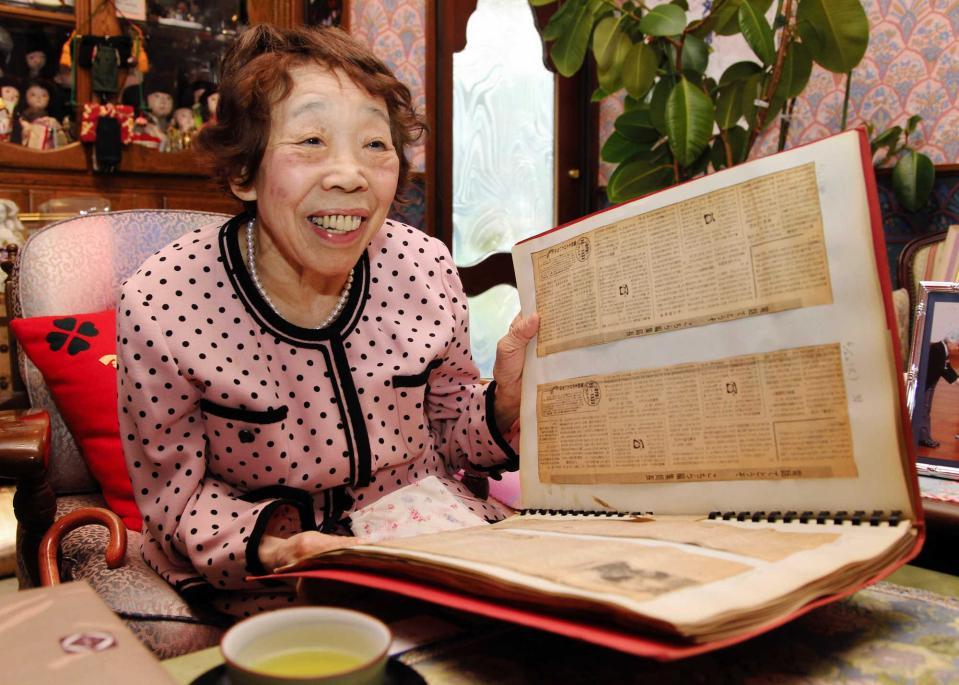 田辺聖子さん死去 ９１歳 戦後代表する女性作家 「感傷旅行」で 