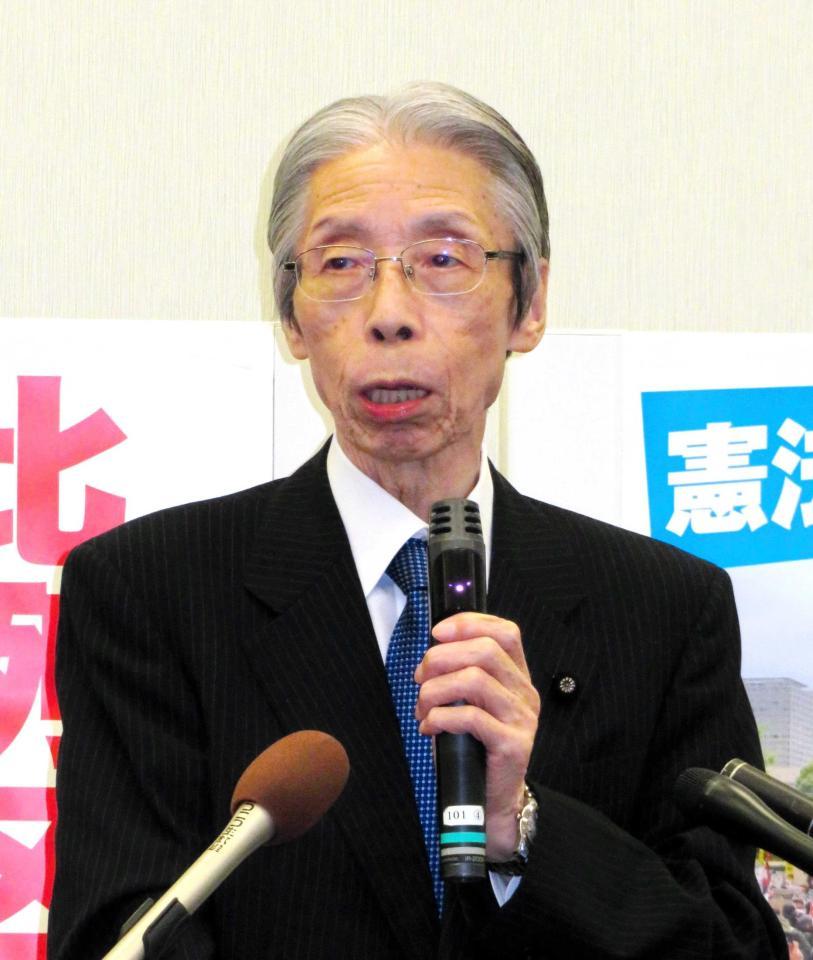 　社民党・又市征治党首