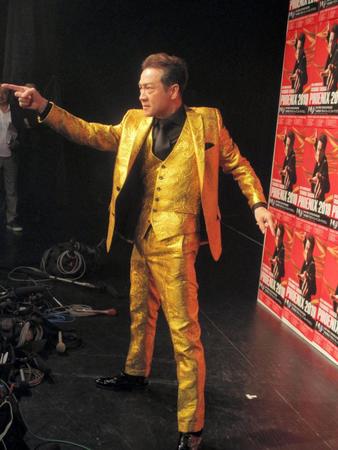 ニューシングルの発売記念イベントを行った田原俊彦＝東京・豊洲ＰＩＴ