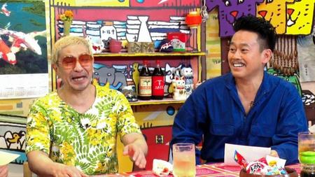 ６日放送の「松本家の休日」にゲスト出演した宮川大輔（右）とレギュラーのダウンタウン・松本人志