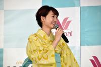 　イベントに登場した新井恵理那＝東京・ワコール麹町ビル