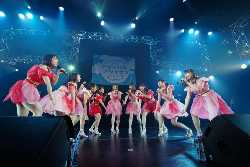 ライブツアーを完走したアップアップガールズ（２）＝都内