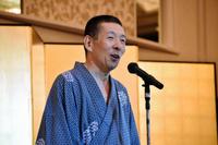 「落語協会　夏の寄り合い」に出席した落語協会会長の柳亭市馬＝東京・浅草