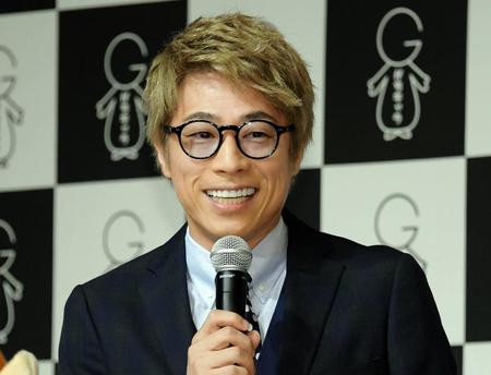 　マネジメント会社「株式会社がちキャラ」を設立した田村淳＝都内（撮影・堀内翔）