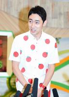 会見に登場した小泉孝太郎＝テレビ東京　神谷町スタジオ（撮影・開出牧）