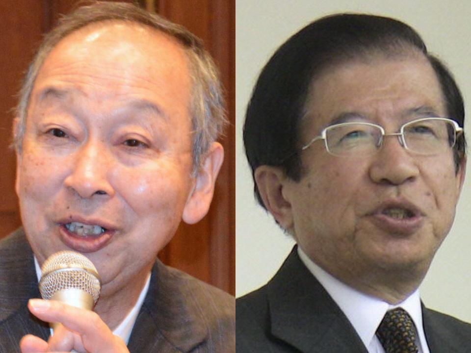 　池田清彦氏（左）と武田邦彦氏