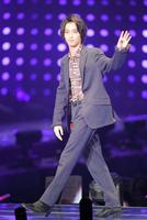 東京ガールズコレクションに登場した横浜流星＝さいたまスーパーアリーナ（撮影・堀内翔）