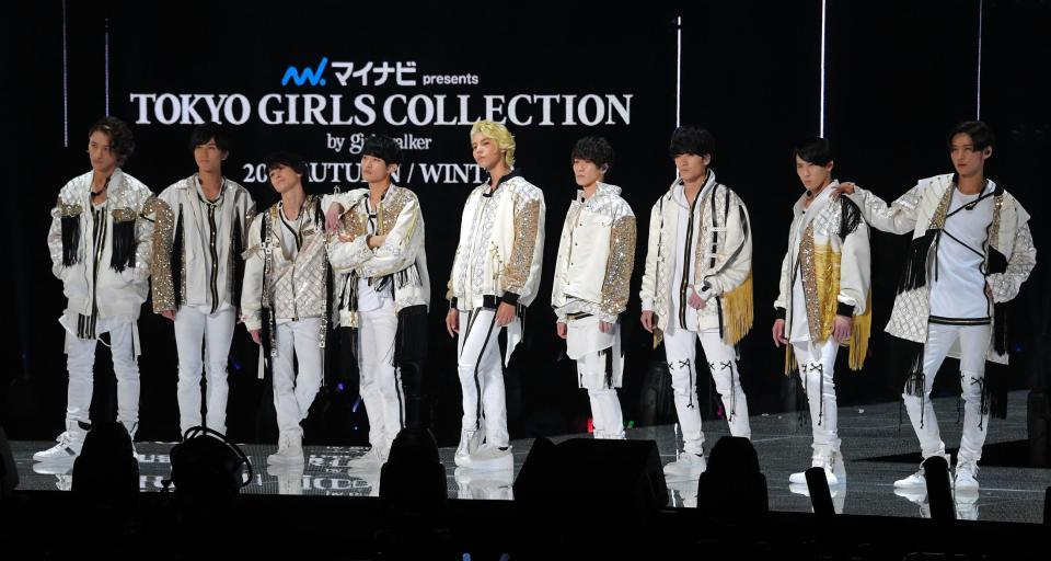 　東京ガールズコレクションに登場したＳｎｏｗ　Ｍａｎ＝さいたまスーパーアリーナ（撮影・堀内翔）