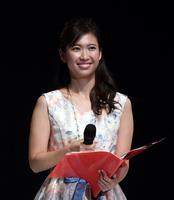 　玉巻映美アナウンサー＝ワールド記念ホール（撮影・山口登）