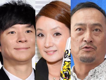 　（左から）渡部建、千秋、渡辺謙