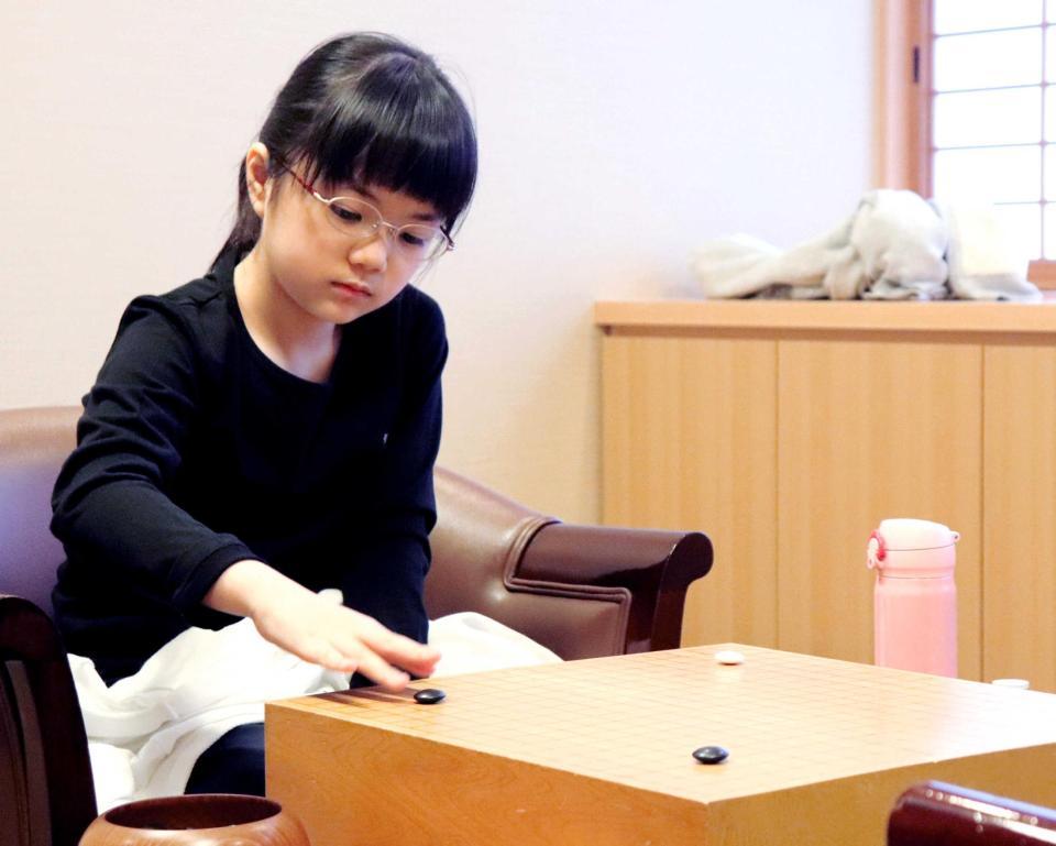 　高林正宏七段との対局に臨む