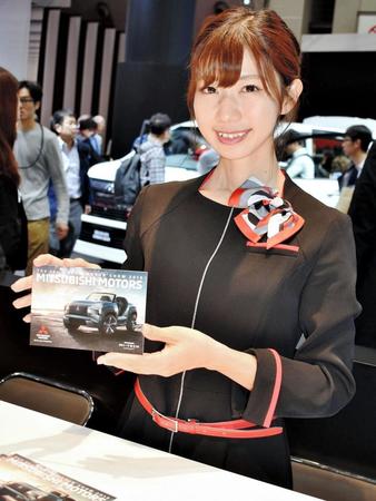 　東京モーターショー２０１９三菱自動車ブースの生田ちむ