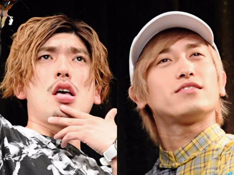 　ＥＸＩＴ・りんたろー。（左）と兼近大樹