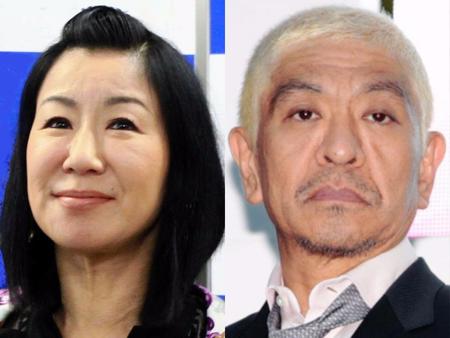 　ハイヒール・リンゴ（左）とダウンタウン・松本人志