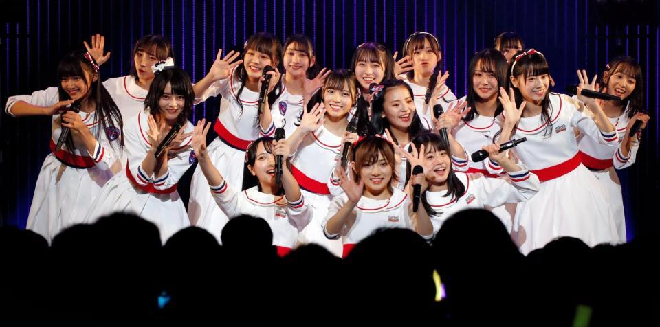 初の全国ツアー初日を迎えたＳＴＵ48＝東京・マイナビＢＬＩＴＺ赤坂（Ｃ）ＳＴＵ