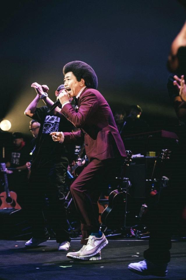 ソロ初アルバムの発売記念イベントを行った木梨憲武＝東京・ＬＩＮＥ　ＣＵＢＥ　ＳＨＩＢＵＹＡ