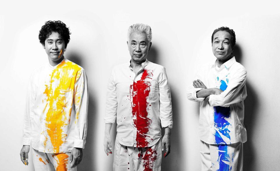 　３人舞台に挑む（左から）大泉洋、イッセー尾形、小日向文世