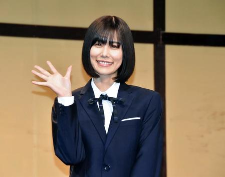 初主演舞台に挑む有村藍里＝東京・築地本願寺ブディストホール
