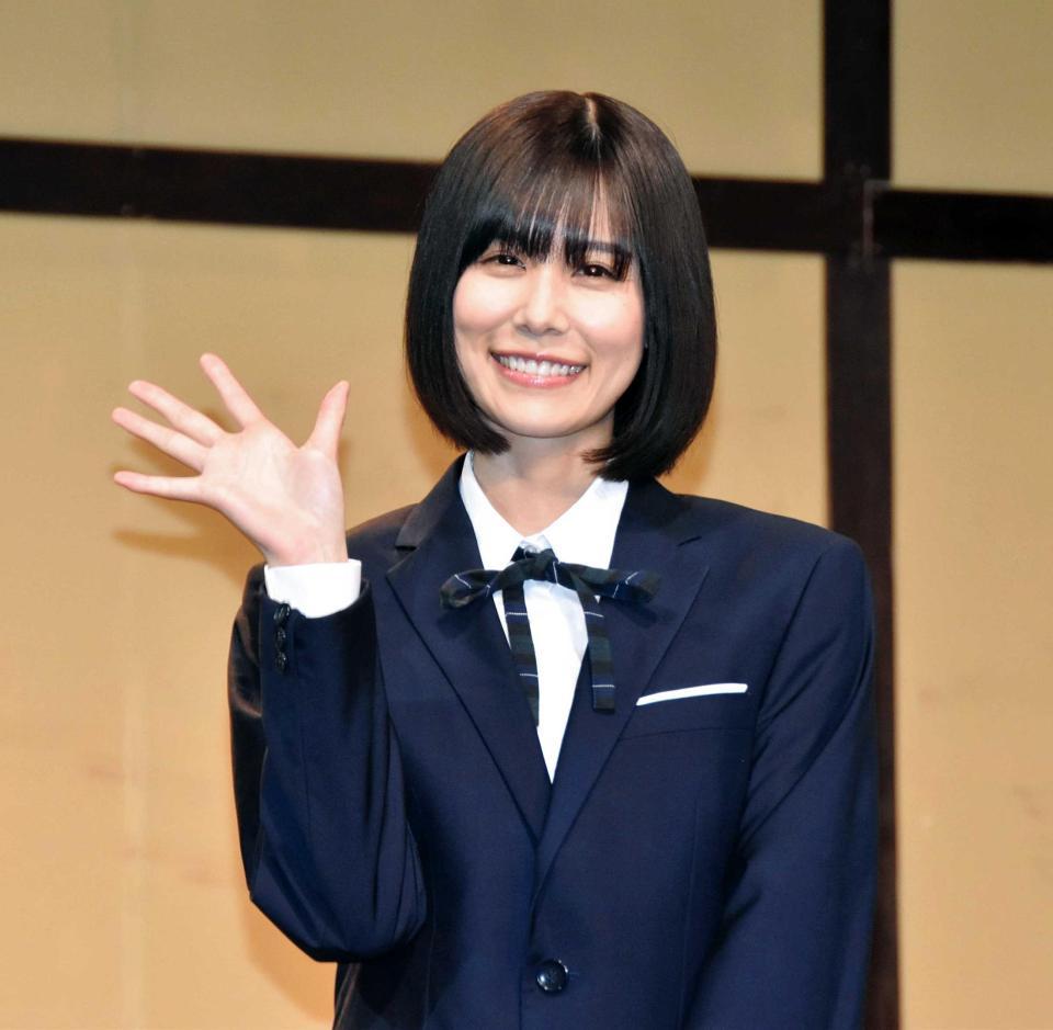 　初主演舞台に挑む有村藍里＝東京・築地本願寺ブディストホール