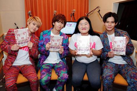 副音声企画に出演した（左から）左ユーキ、リョウガ、よしこ、カイ（Ｃ）フジテレビ