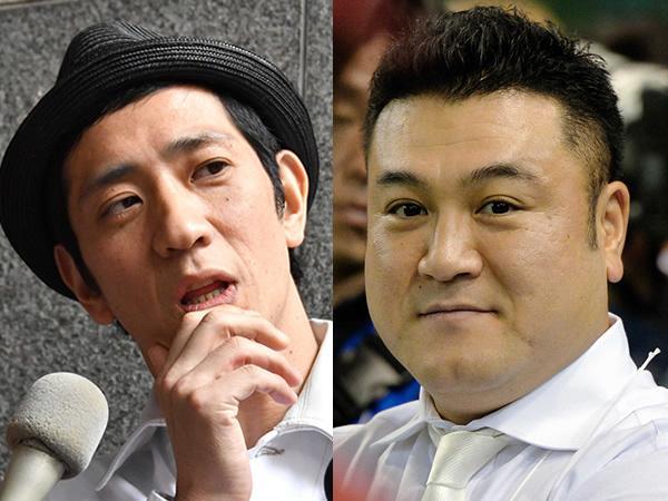 　アンタッチャブル・柴田英嗣（左）と山崎弘也